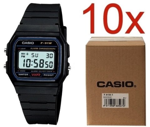 CASIO VINTAGE F-91W-1YEG **PACK 10 PCS** CASIO VINTAGE F-91W-1YEG **PACK 10 PCS**