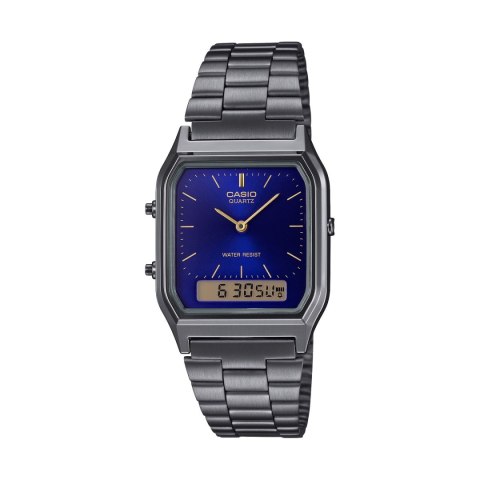 CASIO VINTAGE Mod. EDGY COLLECTION GUN METAL - NIGHT BLUE CASIO VINTAGE Mod. EDGY COLLECTION GUN METAL - NIGHT BLUE