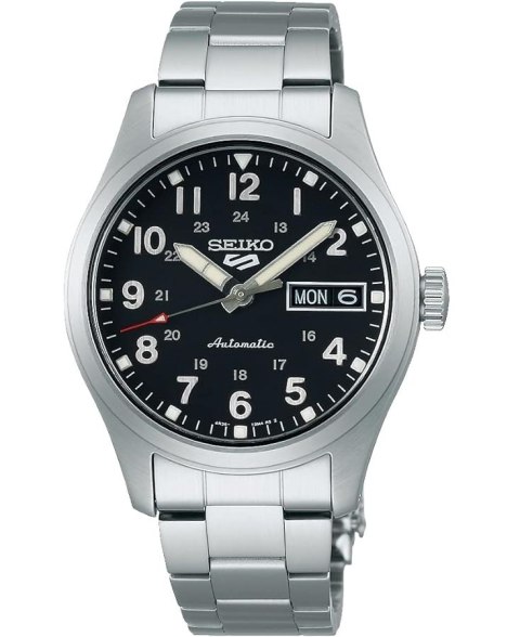 SEIKO 5 Mod. SPORTS AUTOMATIC DAY & DATE - BLACK SEIKO 5 Mod. SPORTS AUTOMATIC DAY & DATE - BLACK