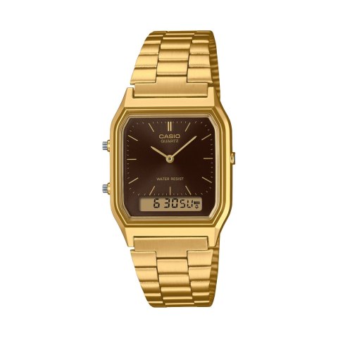 CASIO VINTAGE Mod. EDGY COLLECTION SUNRAY DIAL, GOLD- BLACK CASIO VINTAGE Mod. EDGY COLLECTION SUNRAY DIAL, GOLD- BLACK