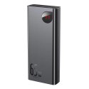 Baseus Adaman powerbank 2x USB / 1x USB Typ C / 1x micro USB 20000mAh 65W Quick Charge 3.0 Power Delivery czarny (PPIMDA-D01)