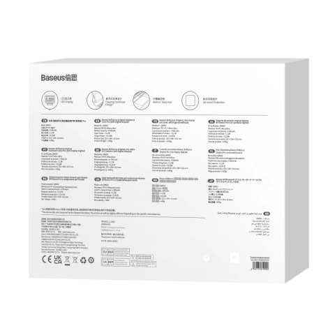 Baseus Brilliance etui magnetyczne klawiatura bezprzewodowa z wyświetlaczem iPad 10 10.9" (2022) biała Baseus Brilliance etui magnetyczne klawiatura bezprzewodowa z wyświetlaczem iPad 10 10.9" (2022) biała