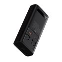 Baseus IGBT samochodowa przetwornica inwerter prądu 300W 220V (wtyczka CN/EU) czarny (CGNB010101)
