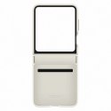 Etui z ekoskóry do Samsung Galaxy Z Flip 5 - kremowe