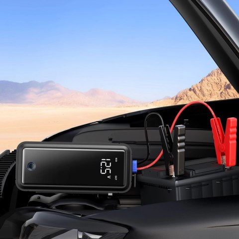 Jump starter z superkondensatorem Baseus Super Energy Mega Series BS-CH007 3000A 12V USB-C / EC8 / DC - szary Jump starter z superkondensatorem Baseus Super Energy Mega Series BS-CH007 3000A 12V USB-C / EC8 / DC - szary