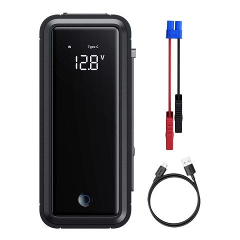 Jump starter z superkondensatorem Baseus Super Energy Mega Series BS-CH007 3000A 12V USB-C / EC8 / DC - szary Jump starter z superkondensatorem Baseus Super Energy Mega Series BS-CH007 3000A 12V USB-C / EC8 / DC - szary