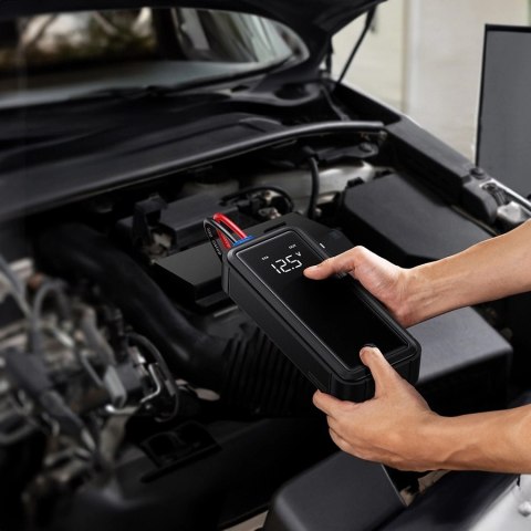 Jump starter z superkondensatorem Baseus Super Energy Mega Series BS-CH007 3000A 12V USB-C / EC8 / DC - szary Jump starter z superkondensatorem Baseus Super Energy Mega Series BS-CH007 3000A 12V USB-C / EC8 / DC - szary