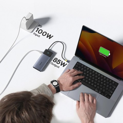 HUB Baseus Metal Gleam Series II 7w1 USB-C - USB-C PD100W / 2x USB-A / 2x HDMI 4K / USB-A 3.0 / USB-C 3.0 HUB Baseus Metal Gleam Series II 7w1 USB-C - USB-C PD100W / 2x USB-A / 2x HDMI 4K / USB-A 3.0 / USB-C 3.0