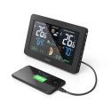 Stacja pogody Hama Premium z USB - czarna