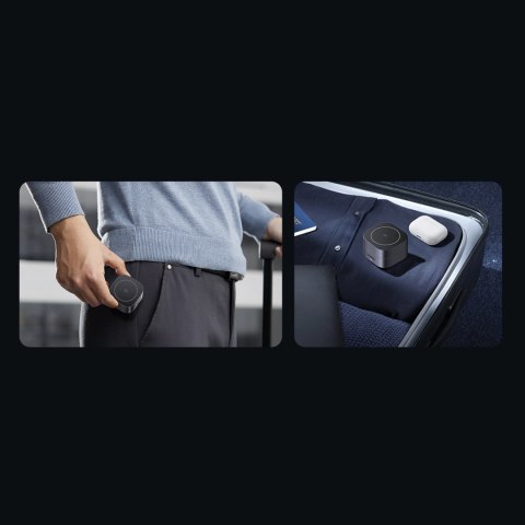 Ładowarka Ugreen W702 indukcyjna 3w1 z MagSafe / Qi2 i portem USB-C na telefon / słuchawki - czarna Ładowarka Ugreen W702 indukcyjna 3w1 z MagSafe / Qi2 i portem USB-C na telefon / słuchawki - czarna