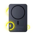 Powerbank 3mk MagSynergy 10000 mAh indukcyjny z MagSafe - czarny