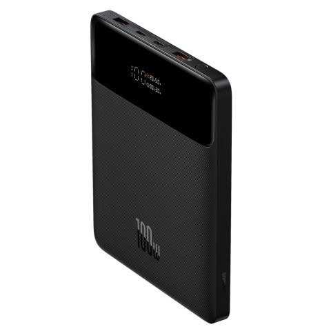 Powerbank Baseus Blade PPBL000201 20000 mAh 2x USB-A 2x USB-C 100W - czarny + kabel USB-C Powerbank Baseus Blade PPBL000201 20000 mAh 2x USB-A 2x USB-C 100W - czarny + kabel USB-C