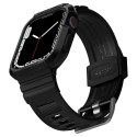 Etui z paskiem Spigen Rugged Armor Pro na Apple Watch 4 / 5 / 6 / 7 / 8 / SE (44/45 mm) - czarne