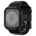 Etui z paskiem Spigen Rugged Armor Pro na Apple Watch 4 / 5 / 6 / 7 / 8 / SE (44/45 mm) - czarne