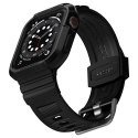 Etui z paskiem Spigen Rugged Armor Pro na Apple Watch 4 / 5 / 6 / 7 / 8 / SE (44/45 mm) - czarne