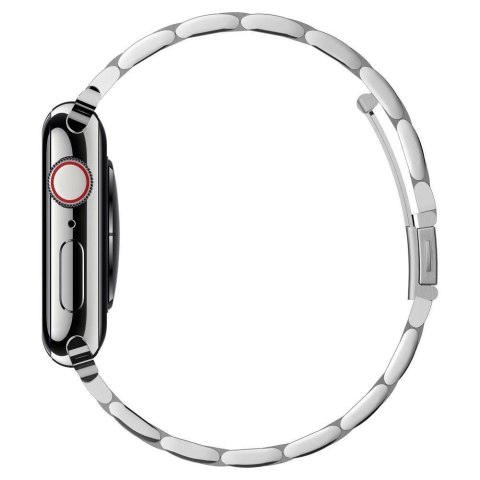 Pasek Spigen Modern Fit Band na Apple Watch 4/5/6/7/8/SE (38/40/41 mm) - srebrny Pasek Spigen Modern Fit Band na Apple Watch 4/5/6/7/8/SE (38/40/41 mm) - srebrny