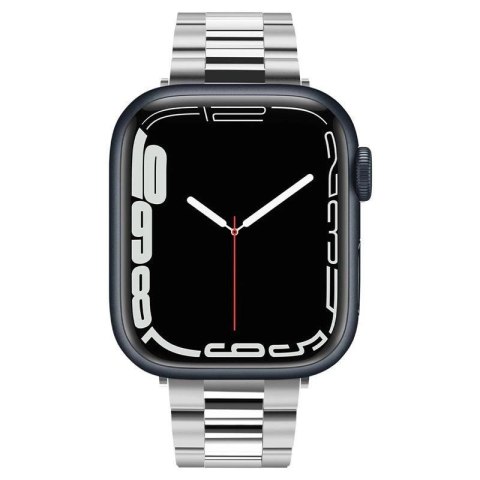 Pasek Spigen Modern Fit Band na Apple Watch 4/5/6/7/8/SE (38/40/41 mm) - srebrny Pasek Spigen Modern Fit Band na Apple Watch 4/5/6/7/8/SE (38/40/41 mm) - srebrny