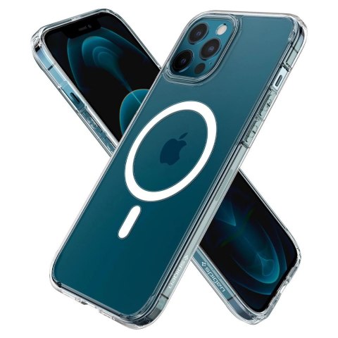 Etui Spigen Ultra Hybrid Mag MagSafe na iPhone 12 / iPhone 12 Pro - białe Etui Spigen Ultra Hybrid Mag MagSafe na iPhone 12 / iPhone 12 Pro - białe