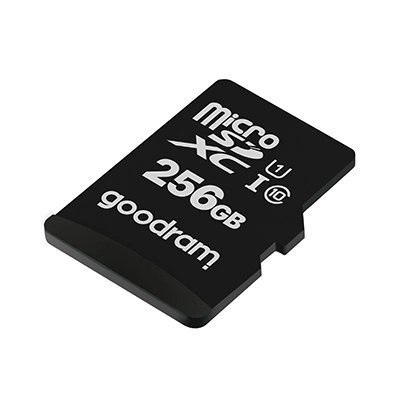 Goodram Microcard 256 GB karta pamięci micro SD XC UHS-I class 10, adapter SD (M1AA-2560R12) Goodram Microcard 256 GB karta pamięci micro SD XC UHS-I class 10, adapter SD (M1AA-2560R12)