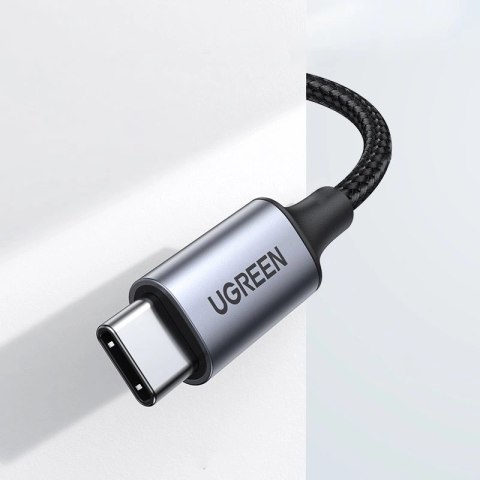 Ugreen kabel audio stereo AUX 3,5 mm mini jack - USB Typ C do telefonu tabletu 1m czarny (CM450 20192) Ugreen kabel audio stereo AUX 3,5 mm mini jack - USB Typ C do telefonu tabletu 1m czarny (CM450 20192)