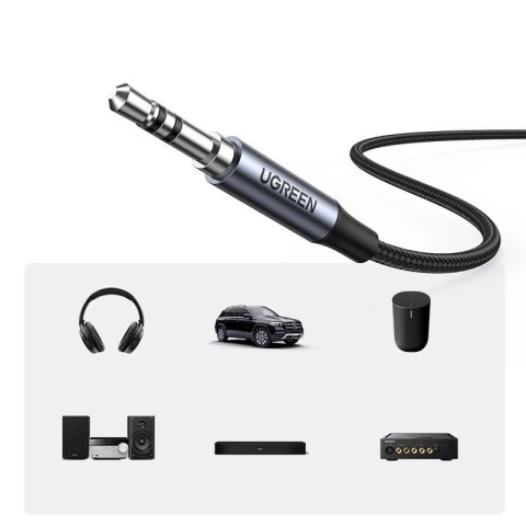 Ugreen kabel audio stereo AUX 3,5 mm mini jack - USB Typ C do telefonu tabletu 1m czarny (CM450 20192) Ugreen kabel audio stereo AUX 3,5 mm mini jack - USB Typ C do telefonu tabletu 1m czarny (CM450 20192)