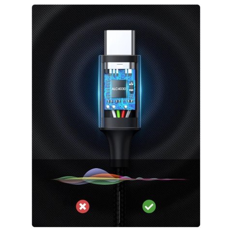 Ugreen kabel audio stereo AUX 3,5 mm mini jack - USB Typ C do telefonu tabletu 1m czarny (CM450 20192) Ugreen kabel audio stereo AUX 3,5 mm mini jack - USB Typ C do telefonu tabletu 1m czarny (CM450 20192)