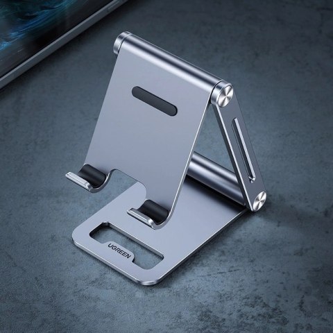 Ugreen metalowa aluminiowa składana podstawka na telefon tablet szary (LP263 80708) Ugreen metalowa aluminiowa składana podstawka na telefon tablet szary (LP263 80708)