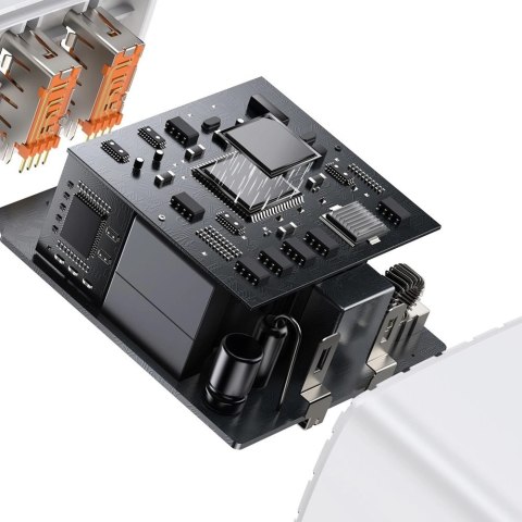 Baseus Compact szybka ładowarka sieciowa 2x USB / USB Typ C 30W 3A Power Delivery Quick Charge biały (CCXJ-E02) Baseus Compact szybka ładowarka sieciowa 2x USB / USB Typ C 30W 3A Power Delivery Quick Charge biały (CCXJ-E02)