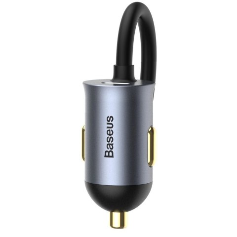 Baseus Share Together ładowarka samochodowa 2x USB / 2x USB Typ C 120W PPS Quick Charge Power Delivery szary (CCBT-A0G) Baseus Share Together ładowarka samochodowa 2x USB / 2x USB Typ C 120W PPS Quick Charge Power Delivery szary (CCBT-A0G)