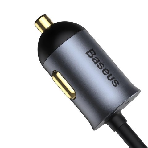 Baseus Share Together ładowarka samochodowa 2x USB / 2x USB Typ C 120W PPS Quick Charge Power Delivery szary (CCBT-A0G) Baseus Share Together ładowarka samochodowa 2x USB / 2x USB Typ C 120W PPS Quick Charge Power Delivery szary (CCBT-A0G)