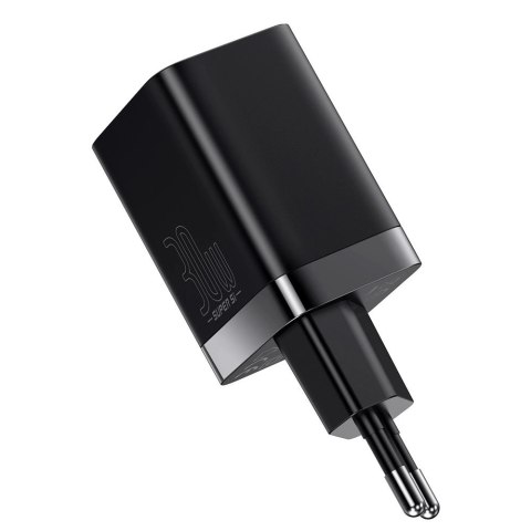 Baseus Super Si Pro szybka ładowarka USB / USB Typ C 30W Power Delivery Quick Charge czarny (CCSUPP-E01) Baseus Super Si Pro szybka ładowarka USB / USB Typ C 30W Power Delivery Quick Charge czarny (CCSUPP-E01)
