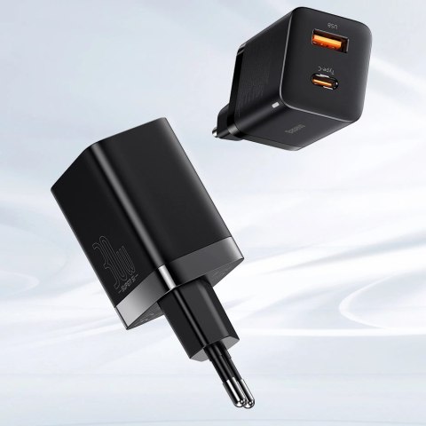Baseus Super Si Pro szybka ładowarka USB / USB Typ C 30W Power Delivery Quick Charge czarny (CCSUPP-E01) Baseus Super Si Pro szybka ładowarka USB / USB Typ C 30W Power Delivery Quick Charge czarny (CCSUPP-E01)