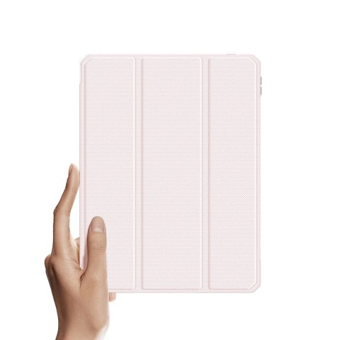 Dux Ducis Toby pancerne etui z klapką Smart Case do iPad Air 2020 / 2022 z uchwytem na Apple Pencil różowy Dux Ducis Toby pancerne etui z klapką Smart Case do iPad Air 2020 / 2022 z uchwytem na Apple Pencil różowy
