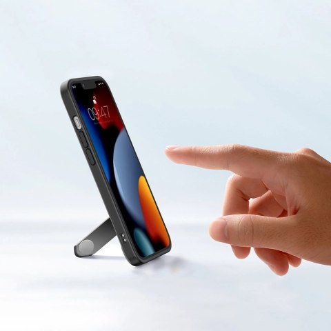 Ugreen Fusion Kickstand Case sztywne etui z żelową ramką i podstawką do iPhone 13 czarny (90152) Ugreen Fusion Kickstand Case sztywne etui z żelową ramką i podstawką do iPhone 13 czarny (90152)
