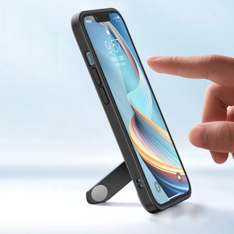 Ugreen Fusion Kickstand Case sztywne etui z żelową ramką i podstawką do iPhone 13 czarny (90152) Ugreen Fusion Kickstand Case sztywne etui z żelową ramką i podstawką do iPhone 13 czarny (90152)