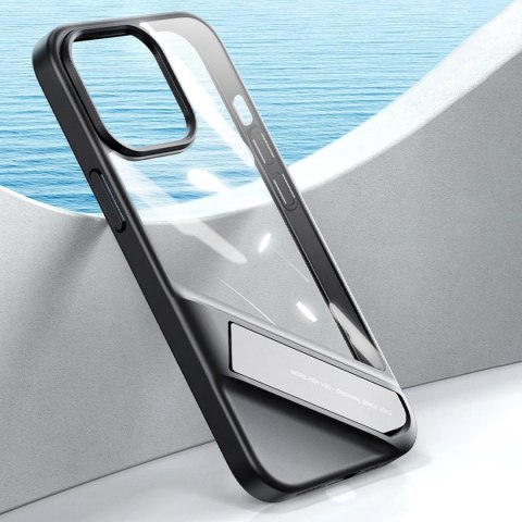 Ugreen Fusion Kickstand Case sztywne etui z żelową ramką i podstawką do iPhone 13 czarny (90152) Ugreen Fusion Kickstand Case sztywne etui z żelową ramką i podstawką do iPhone 13 czarny (90152)