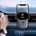 Automatyczny uchwyt samochodowy Dudao z wbudowaną ładowarką bezprzewodową Qi 15W szary (F20xs)