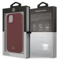 Etui Mercedes Silicone Line na iPhone 13 mini - czerwone