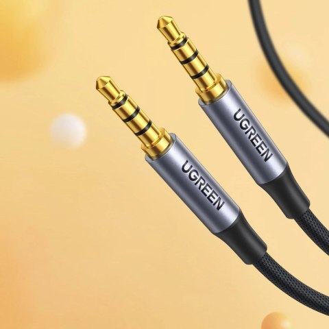 Kabel Ugreen AV183 20785 mini jack 3.5mm / mini jack 3.5mm 3m - szary Kabel Ugreen AV183 20785 mini jack 3.5mm / mini jack 3.5mm 3m - szary
