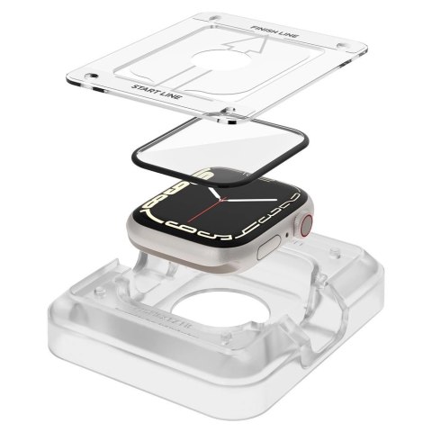 Szkło hybrydowe Spigen ProFlex EZ Fit na Apple Watch 7 / 8 (45 mm) - 2 szt. Szkło hybrydowe Spigen ProFlex EZ Fit na Apple Watch 7 / 8 (45 mm) - 2 szt.