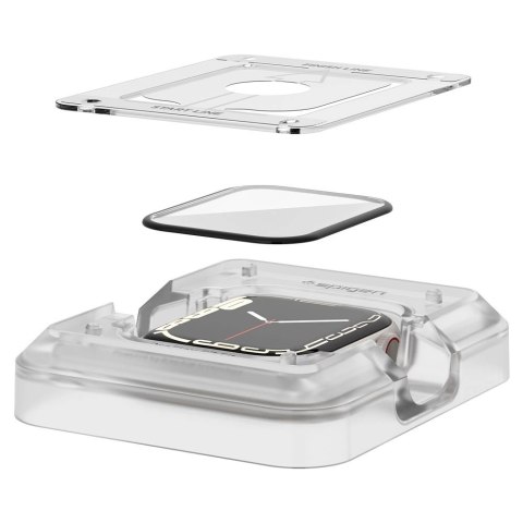 Szkło hybrydowe Spigen ProFlex EZ Fit na Apple Watch 7 / 8 (45 mm) - 2 szt. Szkło hybrydowe Spigen ProFlex EZ Fit na Apple Watch 7 / 8 (45 mm) - 2 szt.