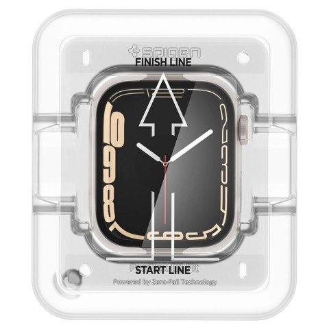 Szkło hybrydowe Spigen ProFlex EZ Fit na Apple Watch 7 / 8 (45 mm) - 2 szt. Szkło hybrydowe Spigen ProFlex EZ Fit na Apple Watch 7 / 8 (45 mm) - 2 szt.