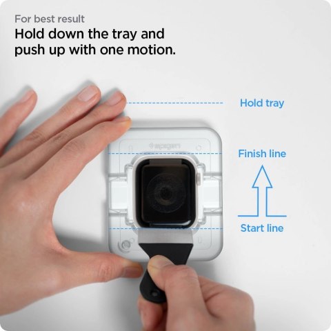 Szkło hybrydowe Spigen ProFlex EZ Fit na Apple Watch 7 / 8 (45 mm) - 2 szt. Szkło hybrydowe Spigen ProFlex EZ Fit na Apple Watch 7 / 8 (45 mm) - 2 szt.
