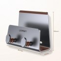 Uchwyt Ugreen LP193 metalowy ścienny na smartfon / tablet 4-9.7" - srebrny