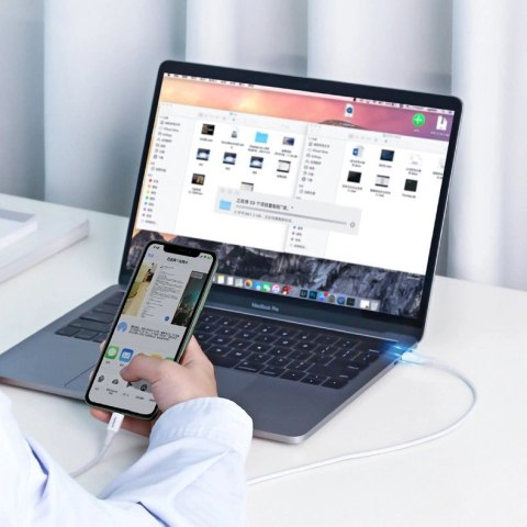 Ugreen kabel przewód MFi USB Typ C - Lightning 20W 3A 0.25 m biały (US171) Ugreen kabel przewód MFi USB Typ C - Lightning 20W 3A 0.25 m biały (US171)