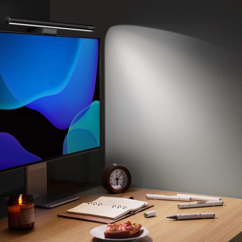 Baseus i-wok2 lampka LED na monitor do pulpitu oświetlenie ekranu czarny (DGIW000101) Baseus i-wok2 lampka LED na monitor do pulpitu oświetlenie ekranu czarny (DGIW000101)