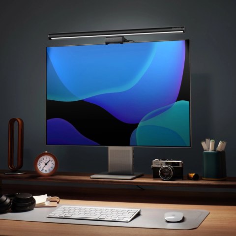 Baseus i-wok2 lampka LED na monitor do pulpitu oświetlenie ekranu czarny (DGIW000101) Baseus i-wok2 lampka LED na monitor do pulpitu oświetlenie ekranu czarny (DGIW000101)