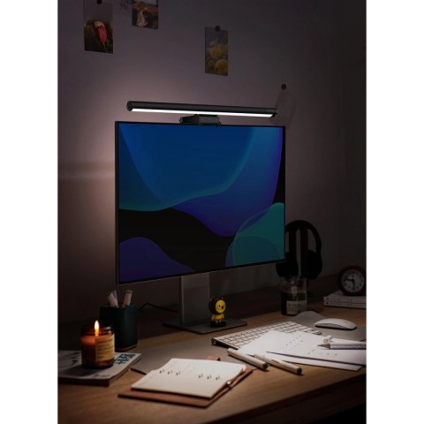 Baseus i-wok2 lampka LED na monitor do pulpitu oświetlenie ekranu czarny (DGIW000101) Baseus i-wok2 lampka LED na monitor do pulpitu oświetlenie ekranu czarny (DGIW000101)