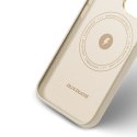 Dux Ducis Roma skórzane etui do iPhone 13 Pro Max elegancki pokrowiec z naturalnej skóry biały