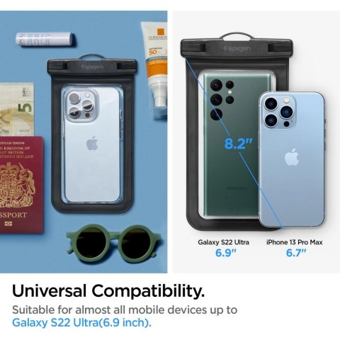 Etui Spigen Spigen Aqua Shield A601 wodoodporne IPX8 - czarne 2 szt. Etui Spigen Spigen Aqua Shield A601 wodoodporne IPX8 - czarne 2 szt.